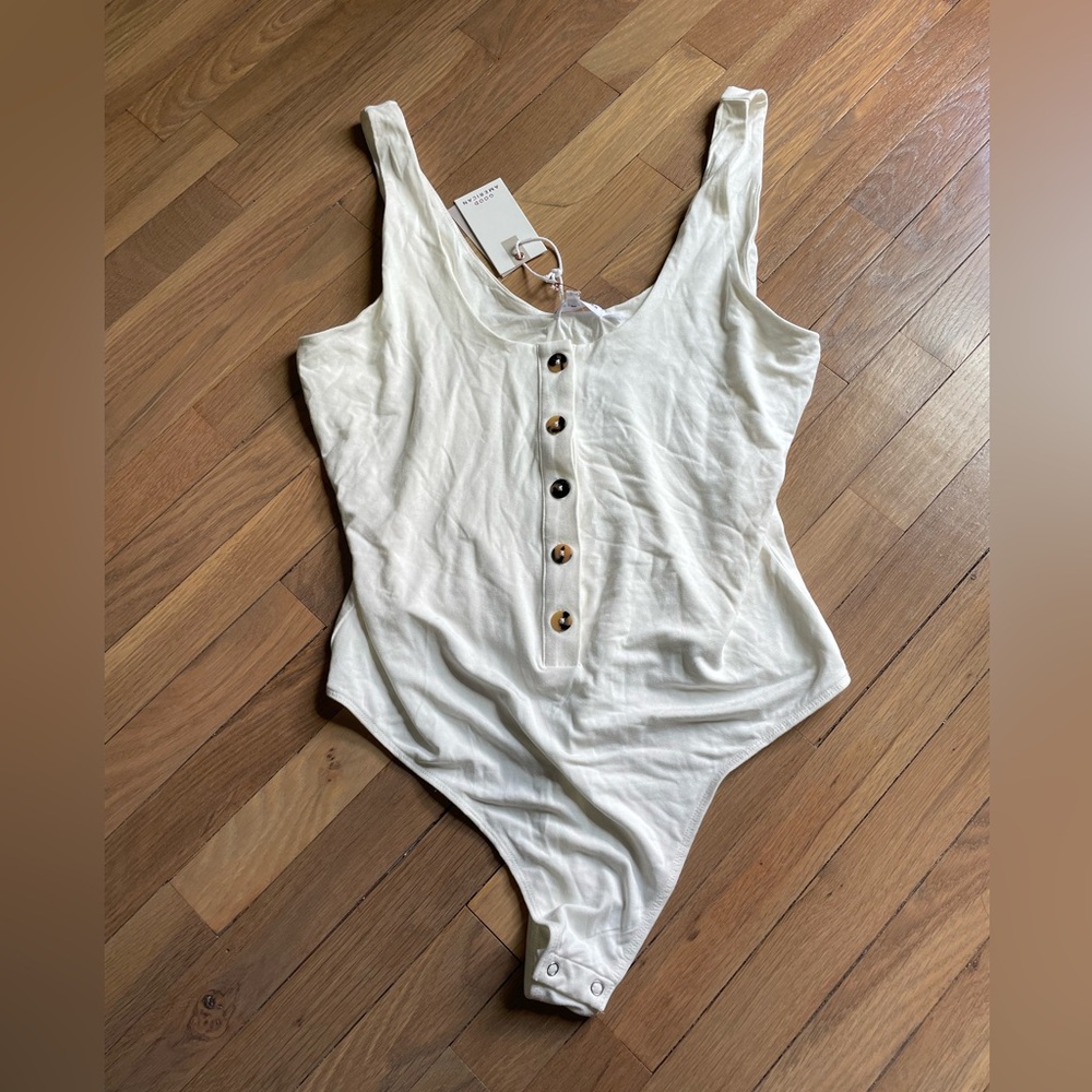 Good American tank top body suit NWT